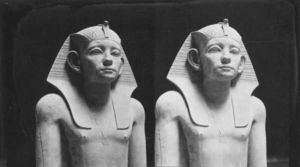 LINEATURE - le roi amenemhat iii, le caire, egypte - Photographie