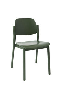 MARCEL BY - chaise april en hêtre vert oxyde chromique 49x50x7 - Chaise