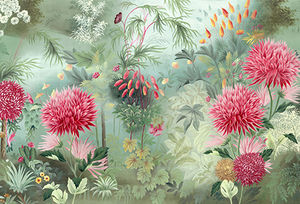 Ananbô - blooming couleur - Papier Peint Panoramique