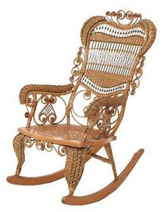 Safavieh - basket weave chair - Rocking Chair