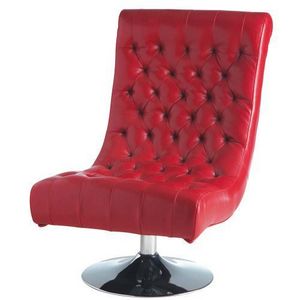 MAISONS DU MONDE - fauteuil rouge mini bossley - Fauteuil Chesterfield
