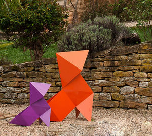 NATHALIE BE - origami fanette - Lampe De Jardin