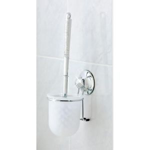 EVERLOC - support brosse wc toilette ventouse - Serviteur Wc