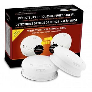 HOUSEGARD - kit de 2 détecteurs de fumée communiquant - Alarme Détecteur De Fumée