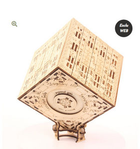 Puzzle mécanique en bois Scriptum Cube