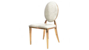 mobilier moss - ...palmyr blanc - Chaise Médaillon