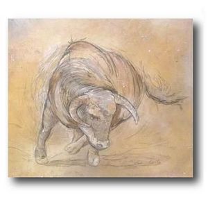 DEFACTO DÉCO - tableau décoratif taureau 2 - Impression Numérique Sur Toile