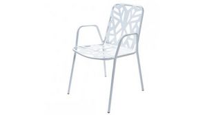 RD ITALIA - fauteuil empilable rd italia fancy leaf 2 - Fauteuil De Jardin