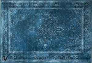 WHITE LABEL - tapis style persan rugged bleu de zuiver 200 x 300 - Tapis Berbère
