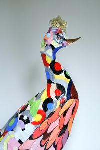 ARTBOULIET - coq art - Sculpture Animalière