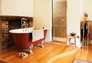 Bath Shield - antique bath customers baths - Baignoire Sur Pieds