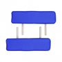 Table de massage-WHITE LABEL-Table de massage 2 zones bleu