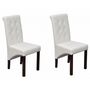 Chaise-WHITE LABEL-Chaise de salle a manger blanches