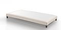 Sommier fixe à ressorts-WHITE LABEL-Sommier haut de gamme BRISTOL 90*190 cm tissu twee