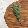 Table de jardin à rallonges-BOIS DESSUS BOIS DESSOUS-Table de jardin en bois de teck huilé BALI 6/8 pla