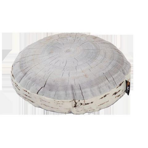 MEROWINGS - Coussin rond-MEROWINGS-Birch Annual Ring Cushion