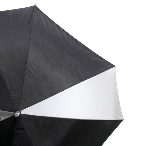 WHITE LABEL - Parapluie-WHITE LABEL-Parapluie droit Mixte carré manche canne en caoutc