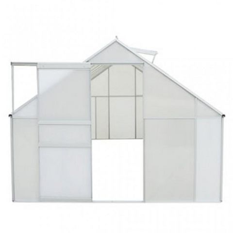 WHITE LABEL - Serre-WHITE LABEL-Serre de jardin polycarbonate 12,25 m²