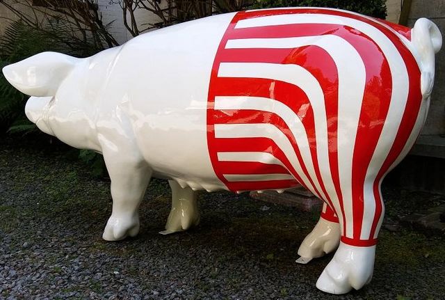 TexArtes - Sculpture animalière-TexArtes-Cochon