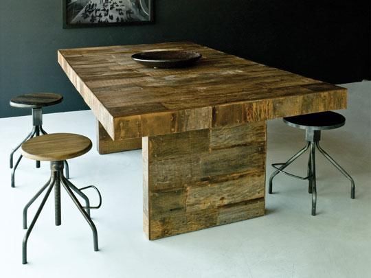 Environmental Street Furniture - Table de repas rectangulaire-Environmental Street Furniture-Marison