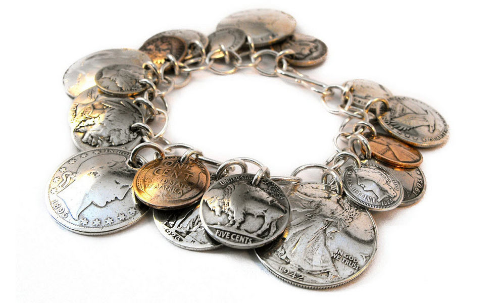 Made From Coins Bracelet Jewelry Beyond decoration  | 