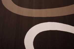 NAZAR - tapis contempo 80x150 coffee - Modern Rug