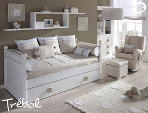 TREBOL -  - Children's Bed With Drawers