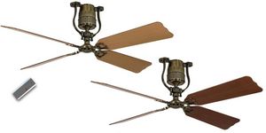 Casafan - ventilateur de plafond vintage moteur laiton pales - Ceiling Fan