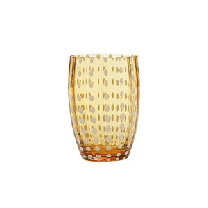 Zafferano - perle set 2 amber - Glass