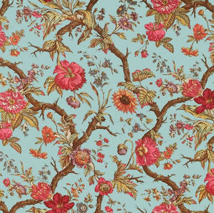 CHARLES BURGER - arbre fleuri - Upholstery Fabric