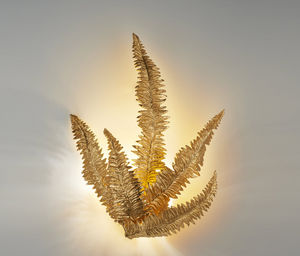 Charles Paris - fougères 5 leaves - Wall Lamp
