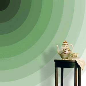Duffy London - green semi-circles - Wallpaper