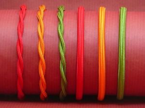 Produits Dugay - cable électrique tissu couleur - Electrical Cable