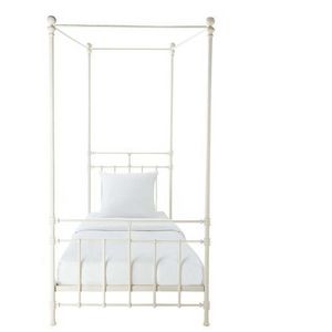 MAISONS DU MONDE - en métal blanc syracuse - Single Canopy Bed