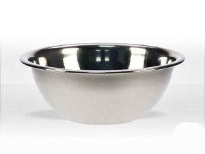 WHITE LABEL - coupelle bol à rebord en inox - Mixing Bowl