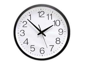 WHITE LABEL - l'horloge aux chiffres inversés deco maison desig - Wall Clock