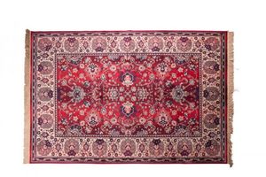 WHITE LABEL - tapis bid rouge de dutchbone - Berber Carpet