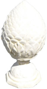 DECO GRANIT - pomme de pin en pierre reconstituée sur socle - Figurine