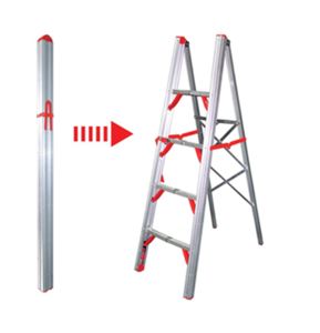 SAMA MONACO / BricoKeys - escabeau pliable télescopique tubulaire 4 marches - Step Ladder