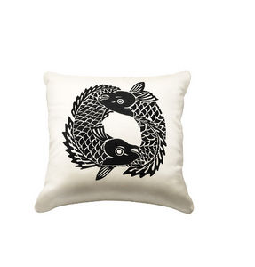 Lalique - poissons - Square Cushion