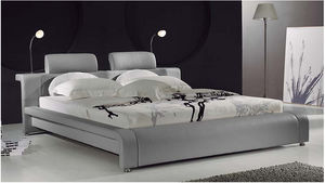 mobilier moss - bianco gris - Double Bed