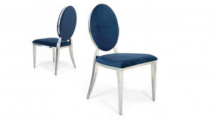 mobilier moss - --palmyr bleu - Medallion Chair