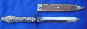 Cedric Rolly Armes Anciennes - petite dague romantique - Dagger