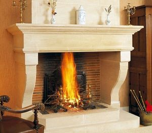 Les Cheminees Magnan - louis xiii - Open Fireplace