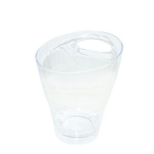 WHITE LABEL - seau à champagne en plastique cristal - Ice Bucket