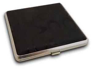WHITE LABEL - jolie boite à cigarette noire à motif boite access - Cigarettes Case