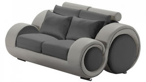 mobilier moss - pierce bicolore gris - Recliner Sofa