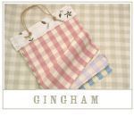 Barbara Coupe - gingham checks - Fabric By The Metre