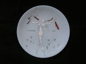 SYLVIA POWELL DECORATIVE ARTS - atalante - Decorative Platter