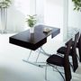 Rectangular coffee table-WHITE LABEL-Table basse relevable et extensible Aurora